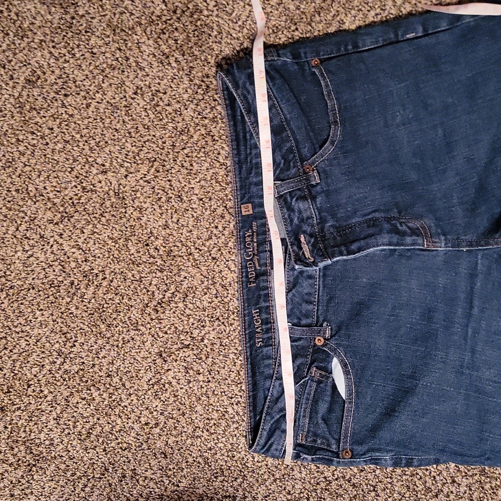 EUC Faded Glory Straight leg. Size 16P - Picture 5 of 7